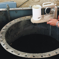 kunststoftank in de tank